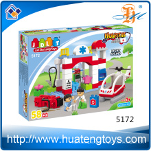New 58 pcs diy hospital building block kids educational toy